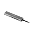 USB Type-C adapteris (HUB) ar HDMI, USB 3.0, SD, microSD un Type-C pieslēgvietām