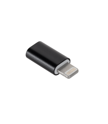 Adapteris Micro USB–Apple Lightning, melns, M-Life