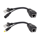 PoE adapteris LAN tīklam AP, maršrutētājam un komutatoram, melns E4653