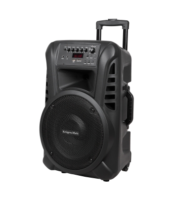 Aktīvā skaļruņu sistēma ar 2 bezvadu UHF mikrofoniem, SD, Bluetooth, FM un USB Kruger&Matz KM 1712, 40 Watt