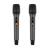 Aktīvā skaļruņu sistēma ar 2 bezvadu UHF mikrofoniem, SD, Bluetooth, FM, USB, LED, 60 Watt KM 1718