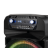 Aktīvā skaļruņu sistēma ar 2 bezvadu UHF mikrofoniem, SD, Bluetooth, FM, USB, LED, 60 Watt KM 1718