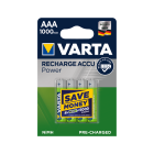Akumulators VARTA, 1000mAh, 4 gab./iepakojumā, AAA