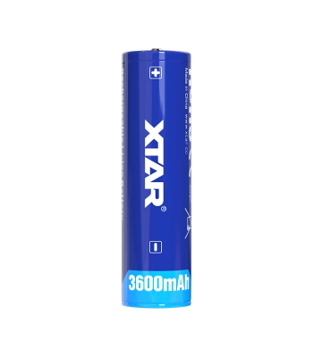 Litija jonu akumulators ar PCM aizsardzību XTAR 3600mAh 3,7V 18650-360PCM