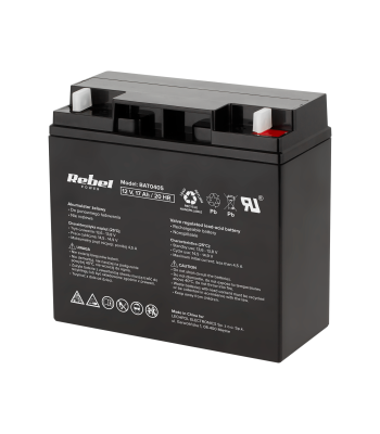 Gēla akumulators 12 V / 17 Ah Rebel Power