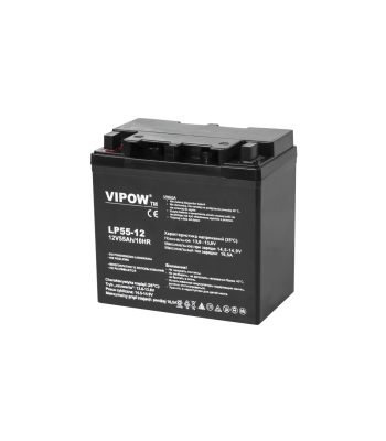 Gēla akumulators Vipow 12V 55Ah