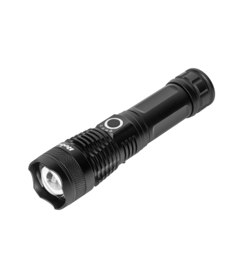 Akumulatora LED lukturītis Rebel ar zoom, alumīnija, 1000 lm, IP65, USB-C, 10 W