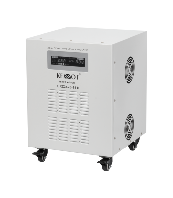 Automātiskais sprieguma stabilizators ar servomotoru, 15000 VA, KEMOT MSER-15000
