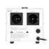 Automātiskais sprieguma stabilizators KEMOT, 500 VA, servomotors MSER-500