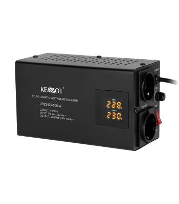 Automātiskais sprieguma stabilizators, precizitāte ±8%, KEMOT SER-500-W