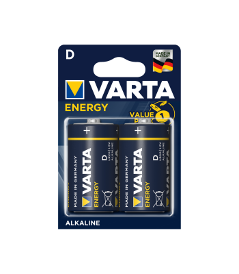 Sārma baterijas VARTA ENERGY, 2 gab./bl., LR20
