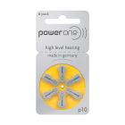 Dzirdes aparātu baterijas POWER ONE VARTA, PR70/10, 6 gab./bl