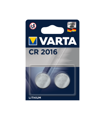 Baterija VARTA, 2 gab. blisterī, CR2016