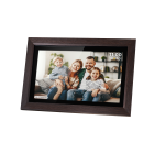 Digitālais foto rāmis Kruger&Matz FRAMEO Wi-Fi, koka rāmis 15,6"