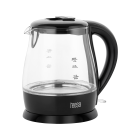 Elektriskā stikla tējkanna Teesa, melna, TSA1030B, 1630 W, 1 L