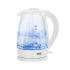 Elektriskā stikla tējkanna TEESA, balta, 2200 W, 1,7 L, TSA1511W