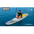 SUP dēlis REBEL ACTIVE PRO, pelēks, RBA-4518