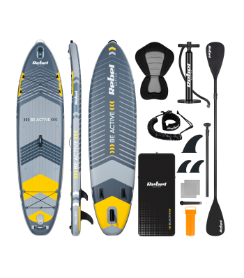 SUP dēlis Rebel Active – pelēks RBA-4507