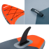 SUP dēlis Rebel Active oranžs RBA4500