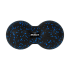 Dubultā masāžas bumbiņa REBEL ACTIVE, melni zila, EPP, 12 cm