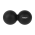 Duoball Rebel Active dubultā masāžas bumbiņa, melna, silikona, 6,2 cm