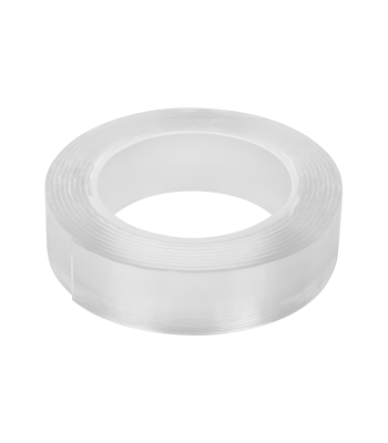 Caurspīdīga abpusēja montāžas lente REBEL 1 mm x 19 mm x 1.5 m