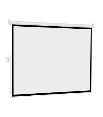 Elektrisks griestu projekcijas ekrāns ar piedziņu Cabletech 200x150 cm 100