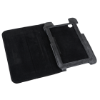 Melns Samsung Galaxy Tab planšetdatora maciņš no dabīgās ādas P3100