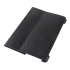 Melns planšetdatora maciņš no dabīgās ādas, Samsung Galaxy Tab P5100