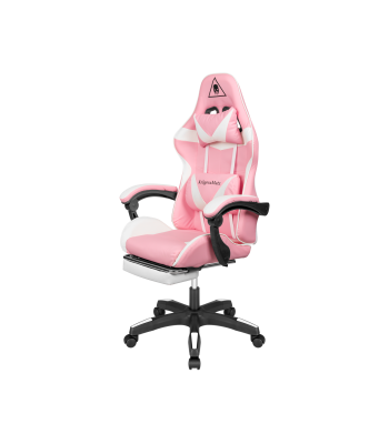 Spēļu krēsls, balts–rozā, Kruger&Matz GX-150