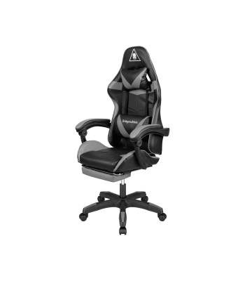 Spēļu krēsls Kruger&Matz melns/pelēks GX-150