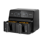 Beztauku fritieris Teesa AIR FRYER DUAL POT XXL 8L 2700W