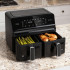 Beztauku fritieris Teesa AIR FRYER DUAL POT XXL 8L 2700W