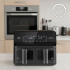Beztauku fritieris Teesa AIR FRYER DUAL POT XXL 8L 2700W
