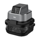 Beztauku fritieris TEESA GLASS AIR FRYER, 4 l, 1,5 l, 1500 W