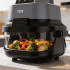 Beztauku fritieris TEESA GLASS AIR FRYER, 4 l, 1,5 l, 1500 W