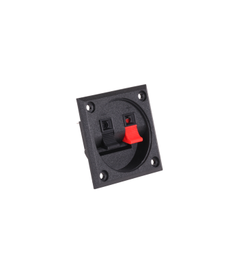 Kvadrātveida plastmasas skaļruņa ligzda 2-pin, 57 x 57 mm