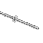 Taisna svaru stanga ar vītni Rebel Active, 30 mm, 150 cm, 8,5 kg, maks. 170 kg, RBA-2218