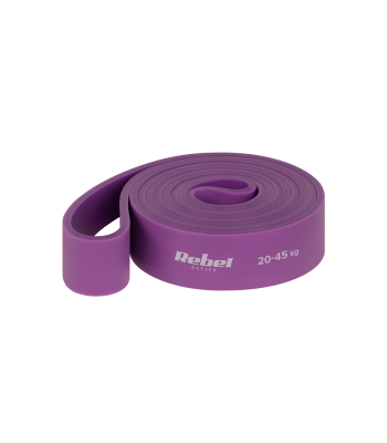 Lateksa vingrošanas gumija Power Band Rebel Active, violeta, 20–45 kg, PL-4