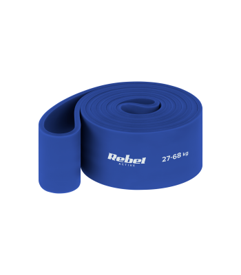Treniņu gumija TPE Power Band Rebel Active, zila, PT-6, 27–68 kg