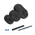 Regulējama bitumena hantele ar savienotāju, Rebel Active, 1x20kg