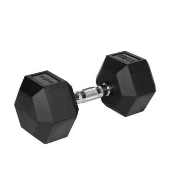 Gumijots čuguna hantelis HEX Rebel Active 17,5 kg