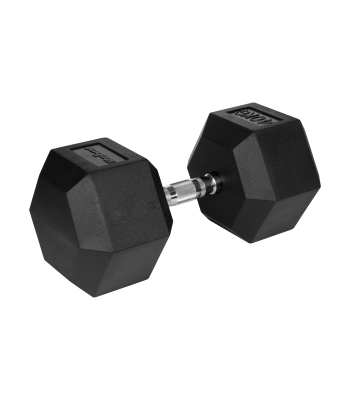 Gumijota čuguna hantele REBEL ACTIVE HEX 40 kg