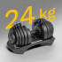 Regulējama čuguna hantele Rebel Active RBA-2303, 24 kg