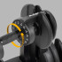 Regulējama čuguna hantele Rebel Active RBA-2303, 24 kg