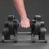 Regulējama čuguna hantele Rebel Active, 24 kg