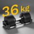 Regulējama čuguna hantele Rebel Active, 36 kg