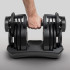 Regulējama čuguna hantele ar automātisku slodzes maiņu Rebel Active RBA-2304, 40 kg