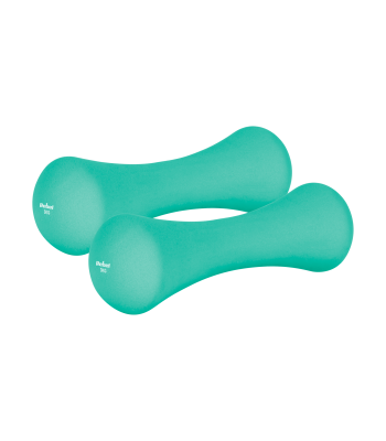 Neoprēna čuguna hanteles REBEL ACTIVE 2 x 3 kg