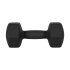 Čuguna neoprēna HEX hanteles REBEL ACTIVE 2x10kg